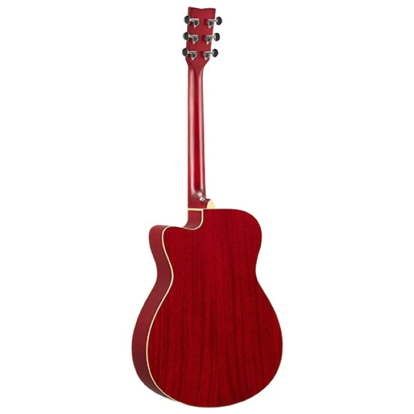 Yamaha FSC-TA TransAcoustic Cutaway Guitar - Ruby Red