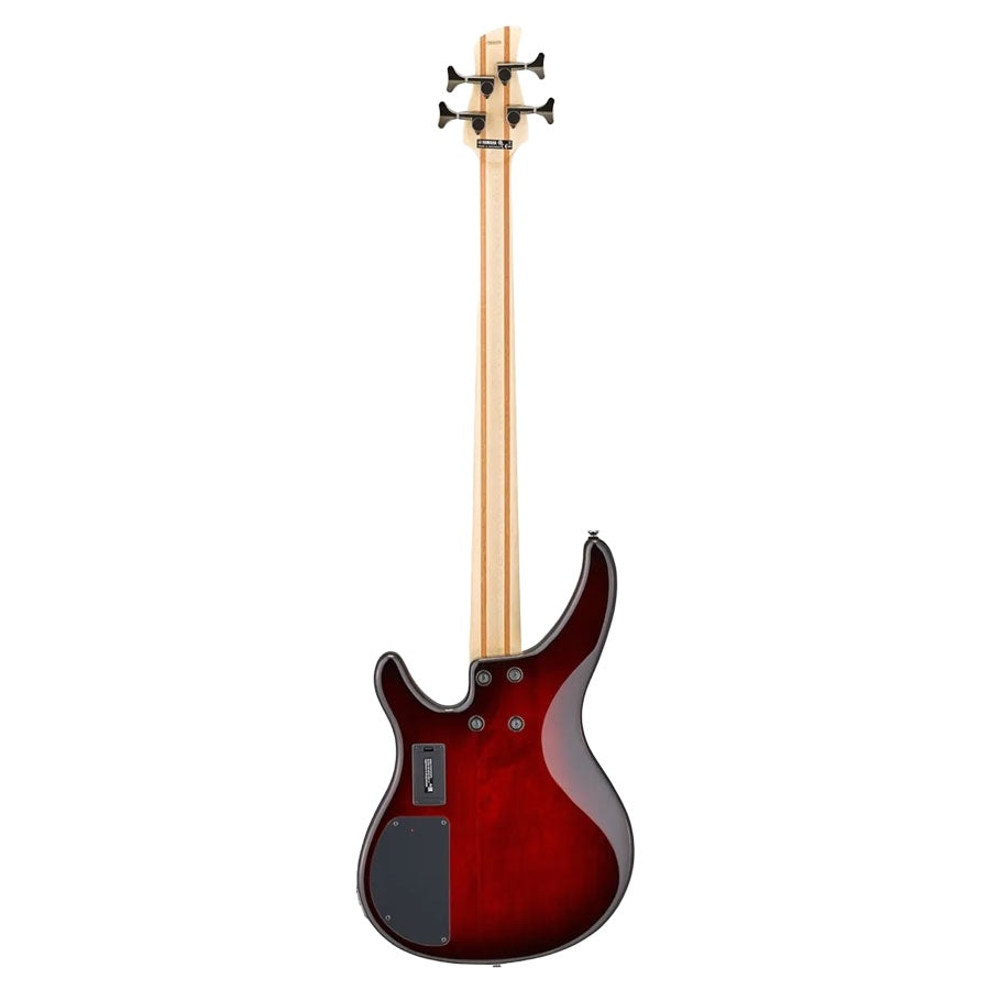 Yamaha TRBX604FM 600 Series 4-String Bass Guitar - Dark Red Burst