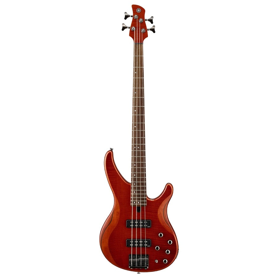 Yamaha TRBX604FM 600 Series 4-String Bass Guitar - Caramel Brown
