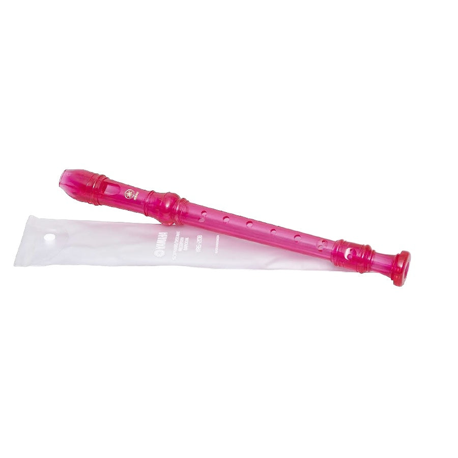 Yamaha YRS-20BP Soprano Descant Recorder (Baroque) -Translucent Pink