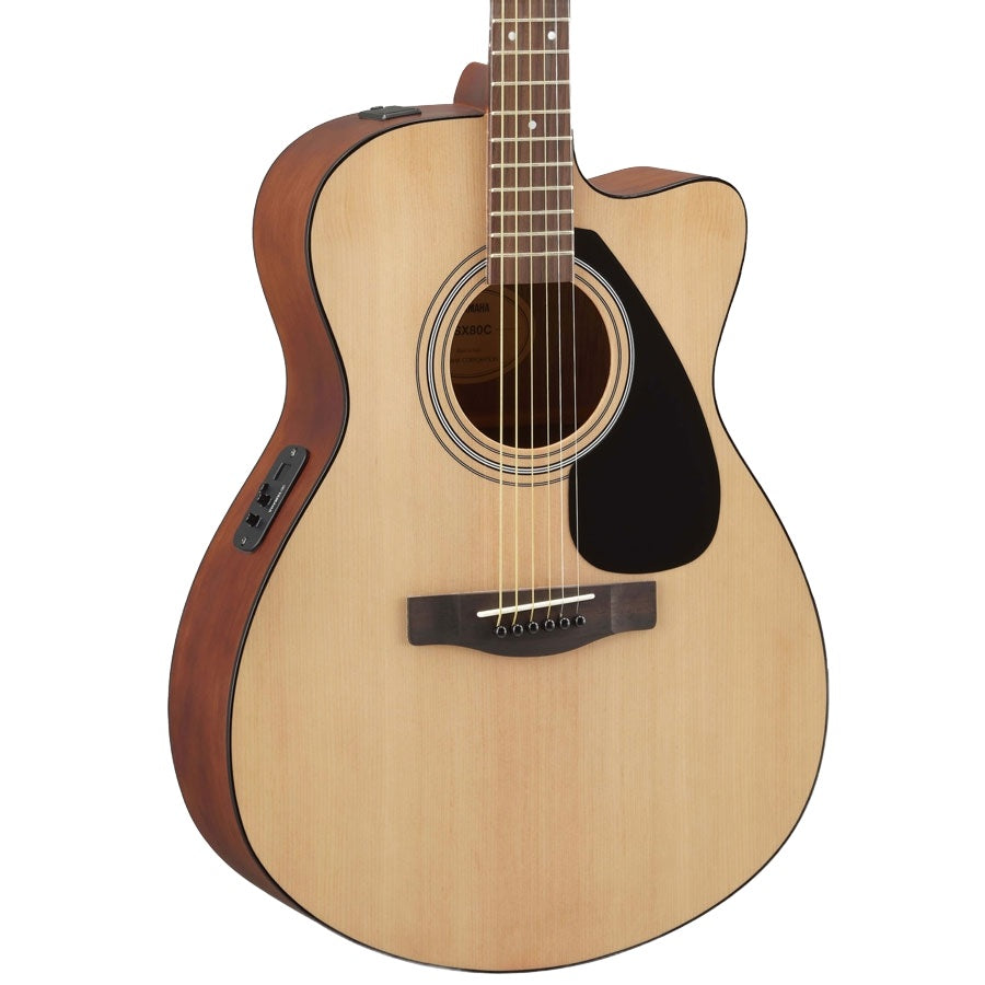 Yamaha FSX80C Concert Body Cutaway Acoustic-Electric Guitar - Natural