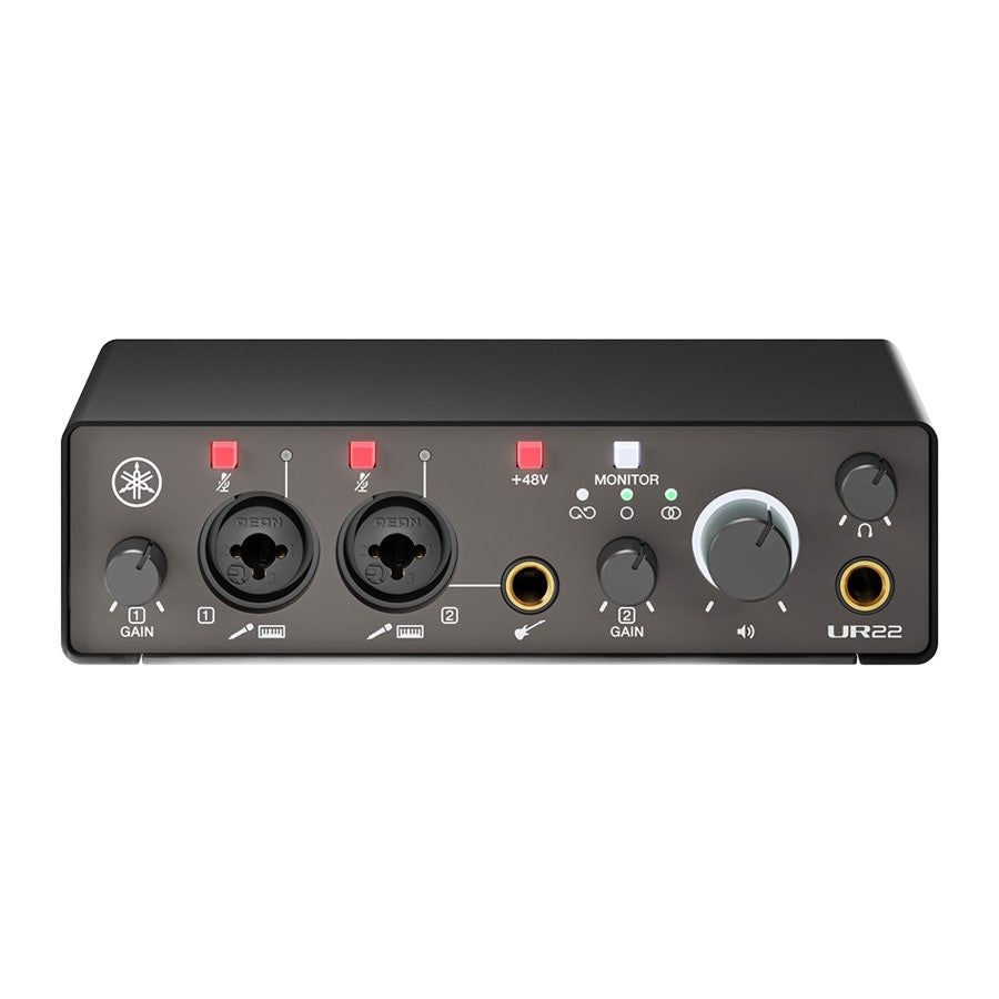 Yamaha UR22MK3 2-in 2-out USB-C Audio Interface with Software Suite - Black