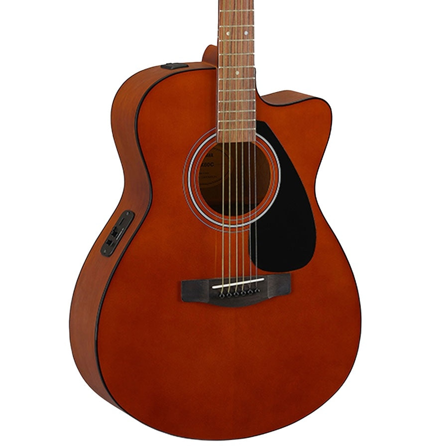 Yamaha FSX80C Concert Body Cutaway Acoustic-Electric Guitar - Wood Brown