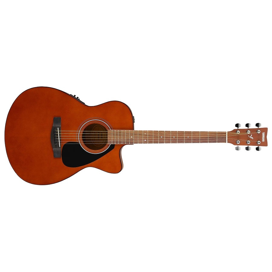 Yamaha FSX80C Concert Body Cutaway Acoustic-Electric Guitar - Wood Brown