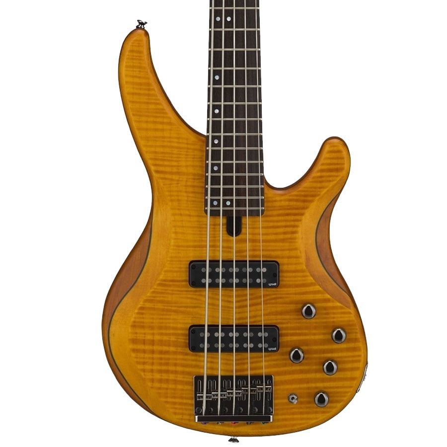 Yamaha TRBX605FM 600 Series 5-String Bass Guitar - Matte Amber