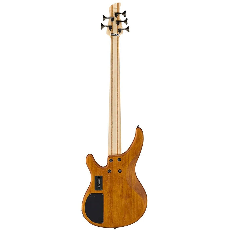 Yamaha TRBX605FM 600 Series 5-String Bass Guitar - Matte Amber