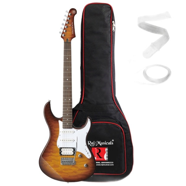 Yamaha Pacifica PAC212VQM TBS 6-String Electric Guitar With Gig Bag - Tobacco Brown Sunburst