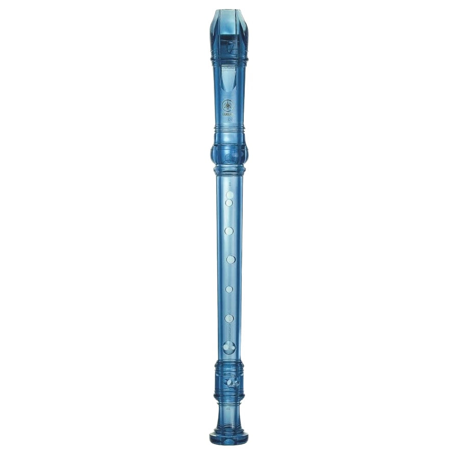 Yamaha YRS-20BB Soprano Descant Recorder (Baroque) -Translucent Blue