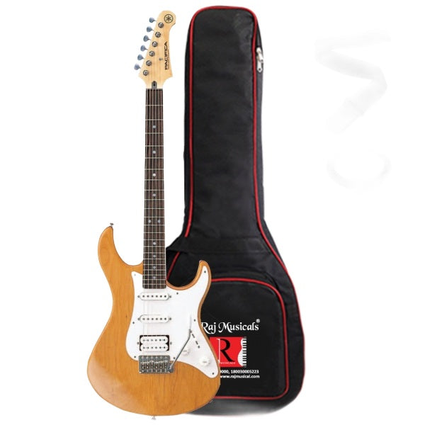 Yamaha Pacifica PAC112J Electric Guitar With Gig Bag - Yellow Natural Satin