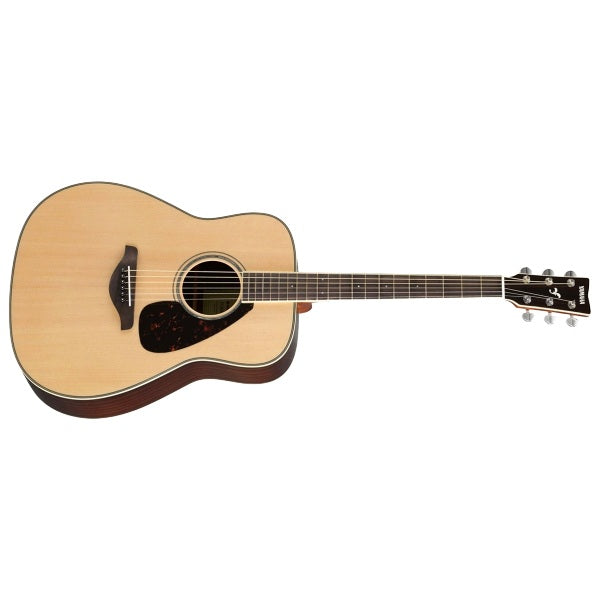 Yamaha FG830 Solid Top Folk Acoustic Guitar-Natural