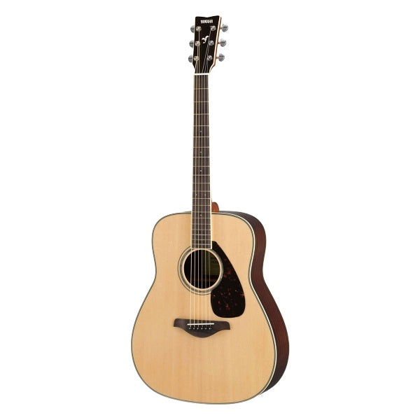 Yamaha FG830 Solid Top Folk Acoustic Guitar-Natural