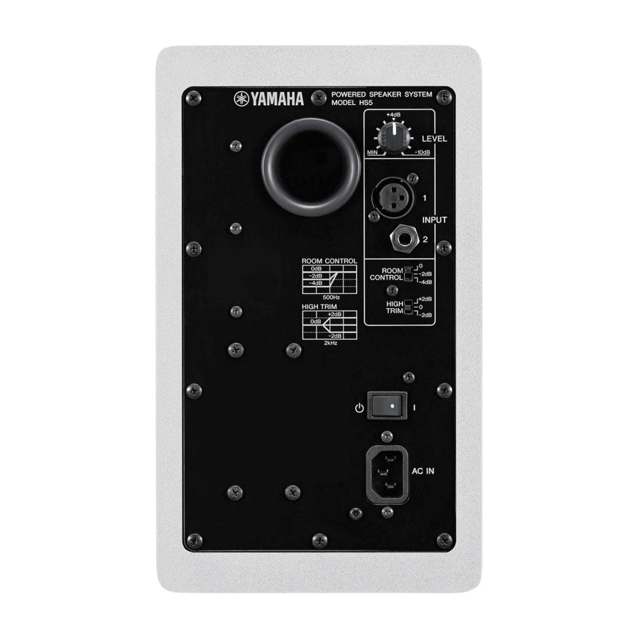 Yamaha HS5 5-Inch Active Powered Studio Monitor Pair - White
