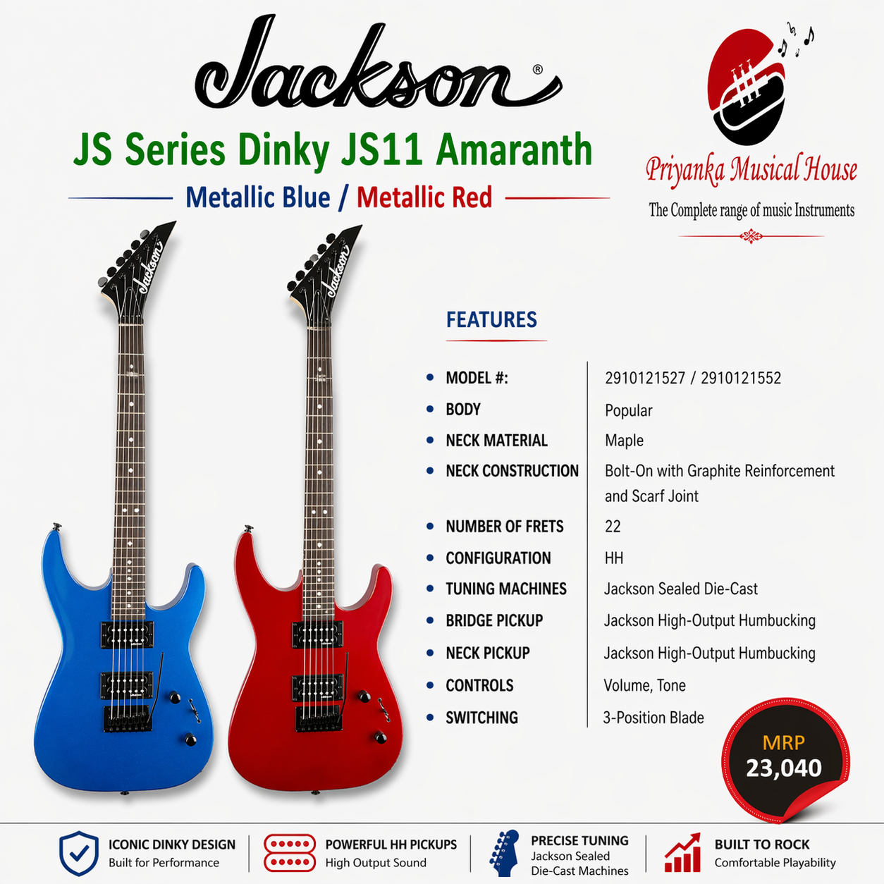 Jackson JS Series Dinky JS11