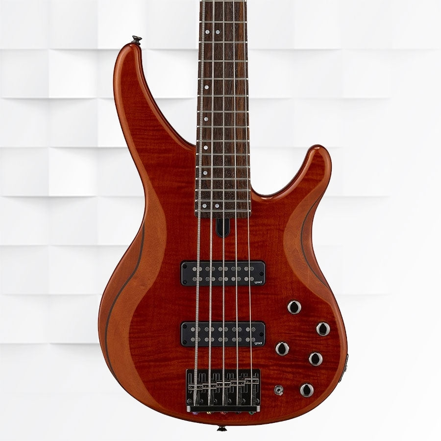 Yamaha TRBX605FM 600 Series 5-String Bass Guitar - Caramel Brown