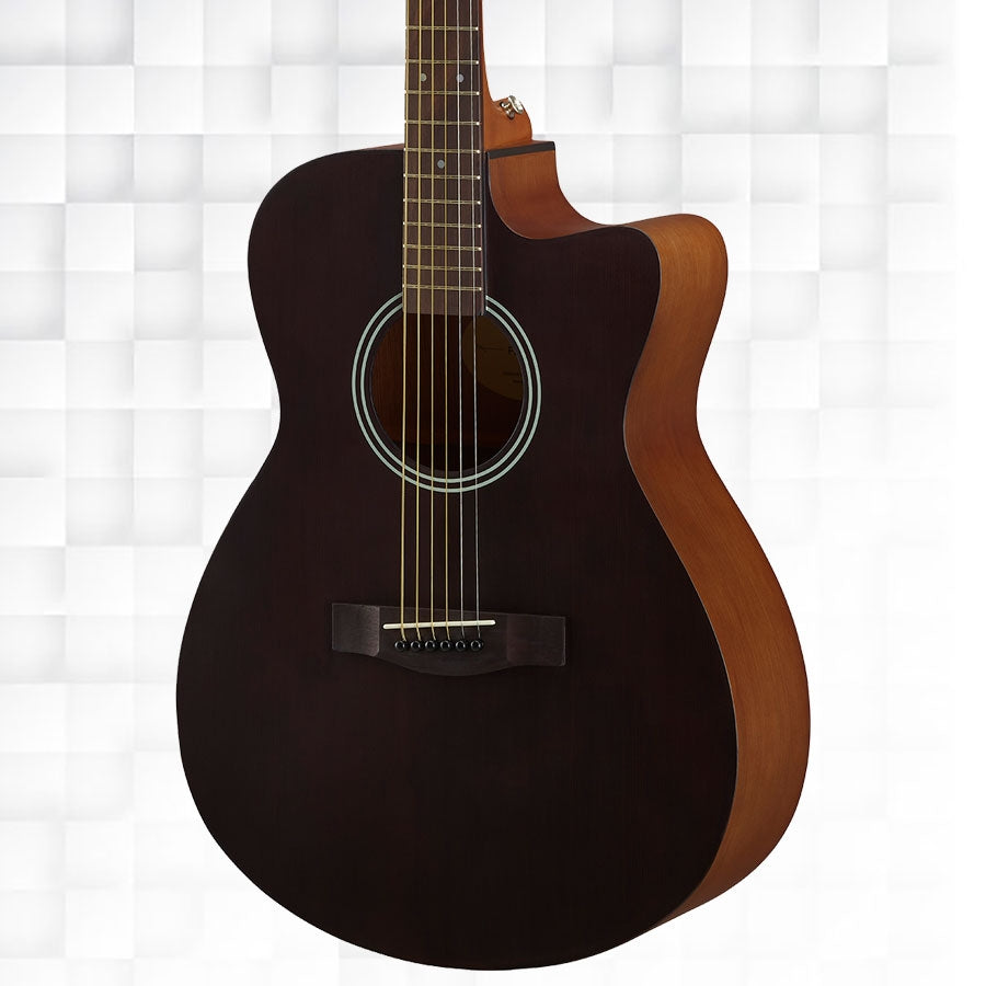 Yamaha FS400C Acoustic Guitar - Smoky Black
