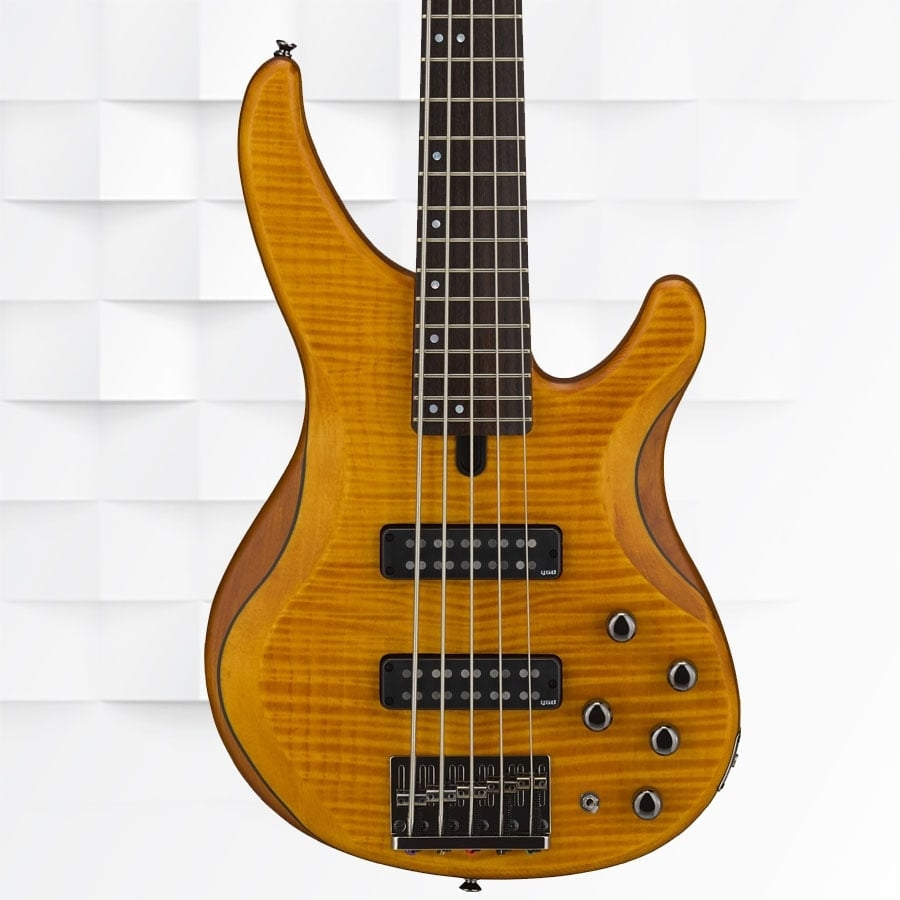 Yamaha TRBX605FM 600 Series 5-String Bass Guitar - Matte Amber