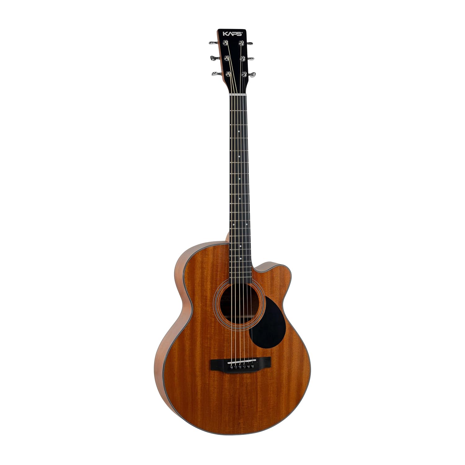 KAPS K400C AS-NT 40-Inch Cutaway Acoustic Guitar – Mahogany Top, Back & Sides, Rosewood Fingerboard, Mahogany Natural Finish with Padded Bag