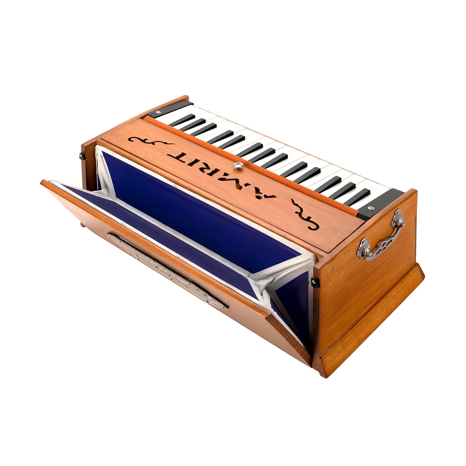 AmritVaani 32Key Professional Portable Harmonium With ShrutiBox With Bag
