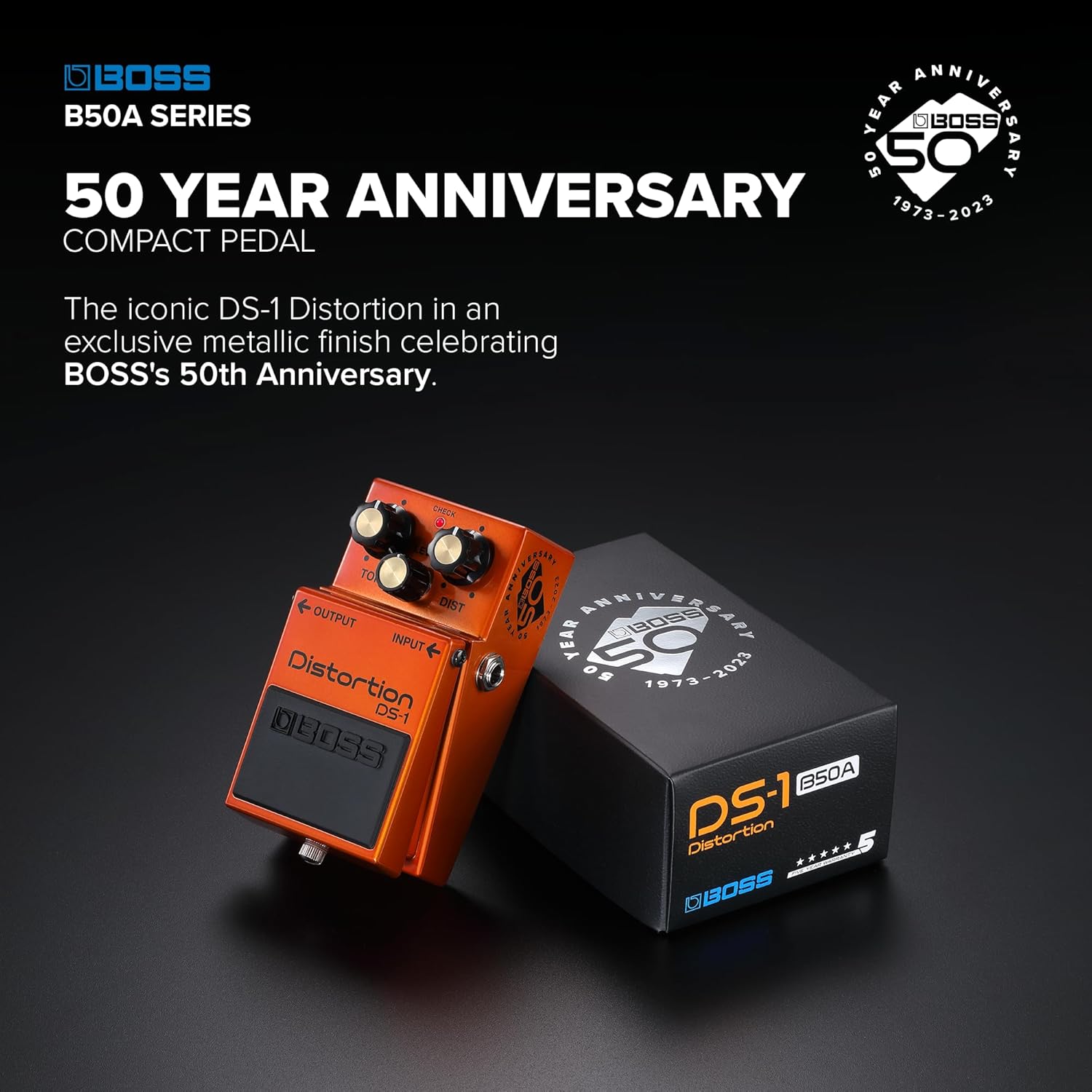 BOSS DS-1-B50A Distortion Pedal
