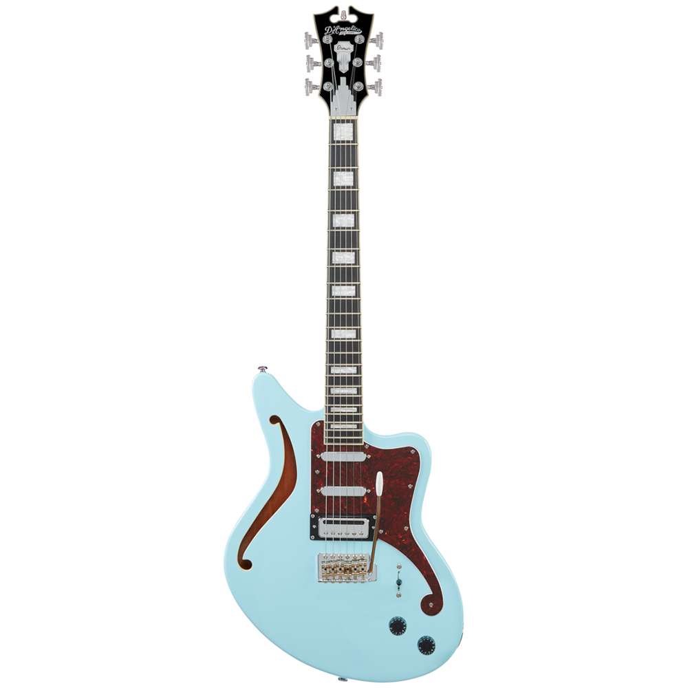 D'angelico Premier Bedford SH Sky Blue Electric Guitar DAPBEDSHSBMCS