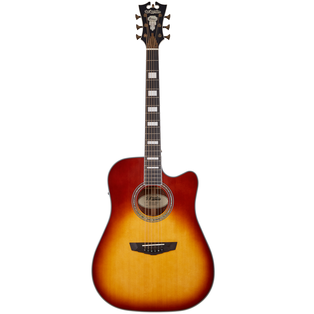 D'Angelico Premier Bowery Iced Tea Burst DAPD500ITBAPS