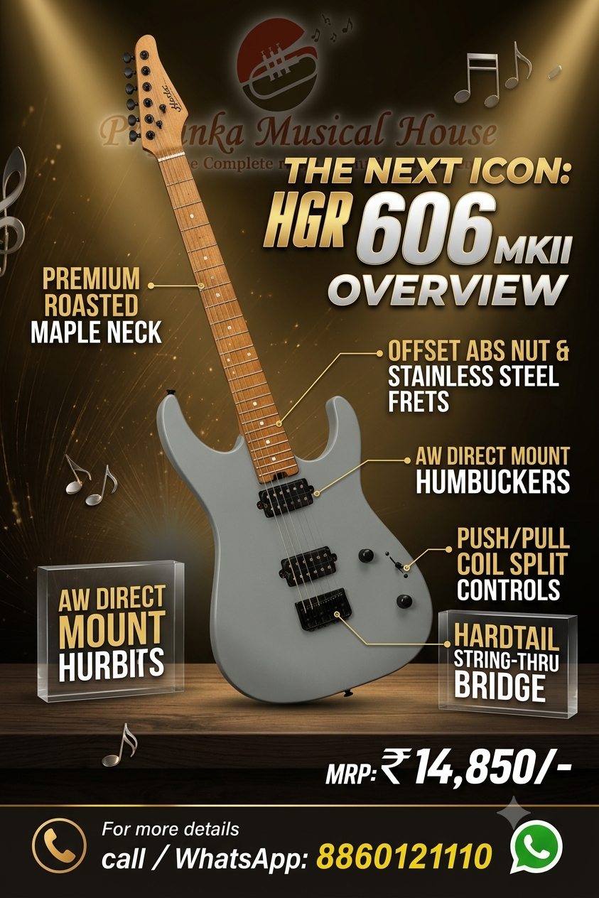 HERTZ HGR 606MKll, 6STRING,POPLAR,MODERN SUPERSTRAT