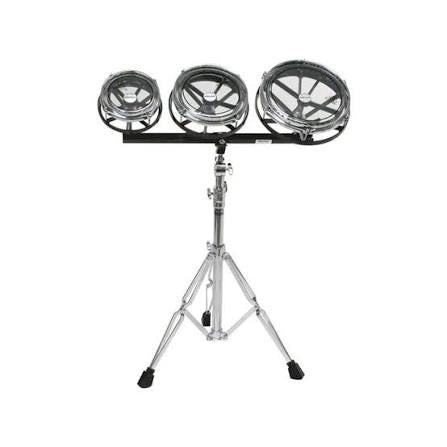 Roto Tom Drum Set with SPL Drumheads - 6", 8", 10" Toms with Adjustable Stand