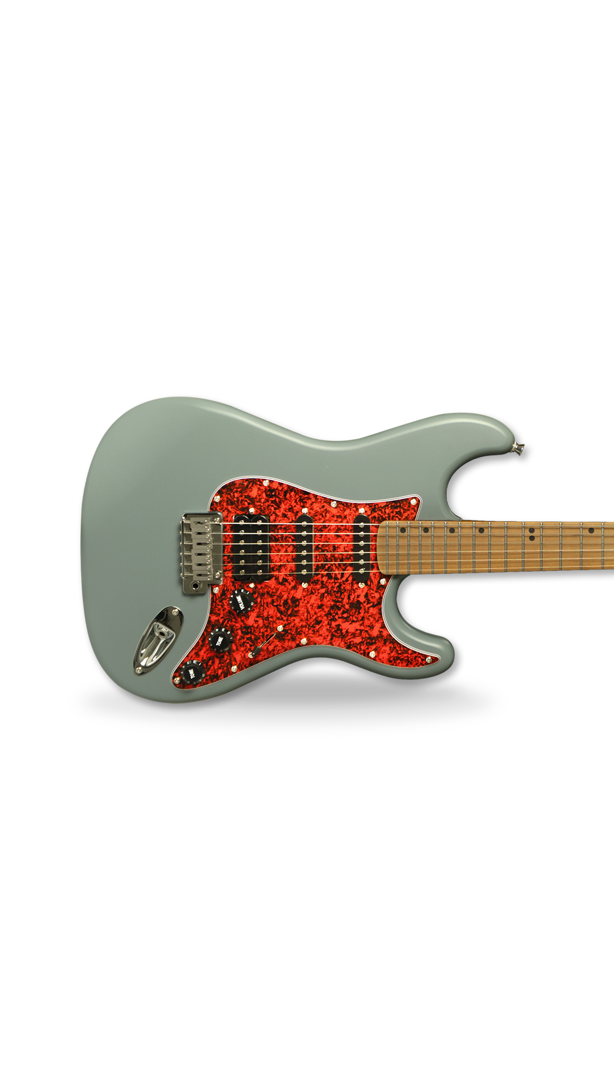 HERTZ HZ STMP X Electric Guitar SuperStrat HSS Satin Grey