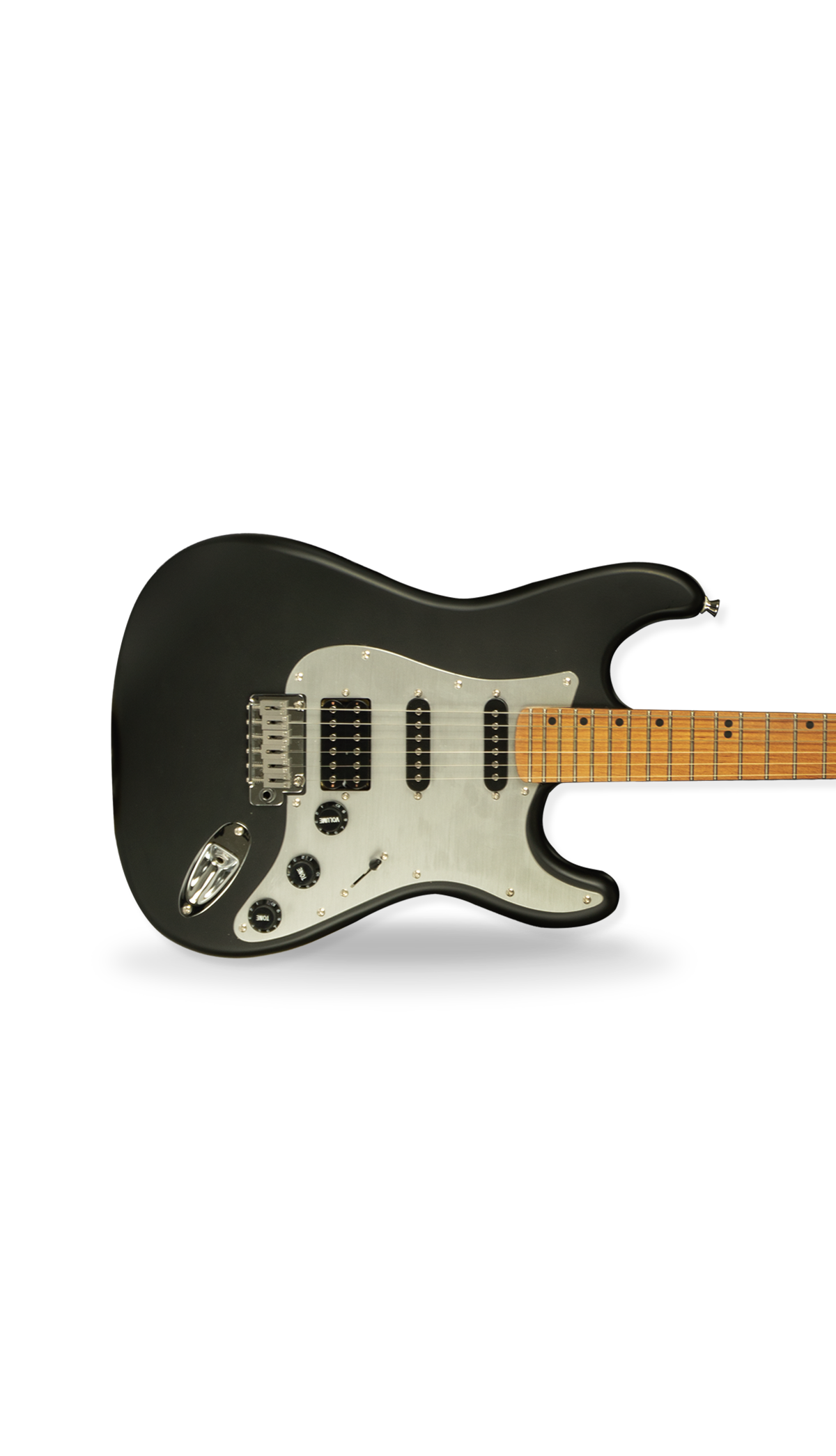 HERTZ HZ STMP X Electric Guitar SuperStrat HSS Satin Black