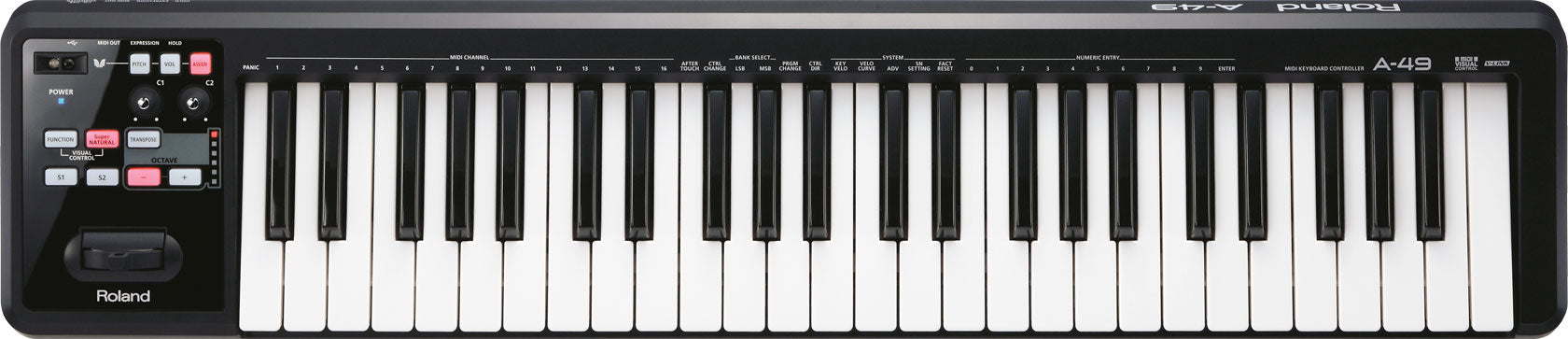 Roland A-49 MIDI Controller Keyboard
