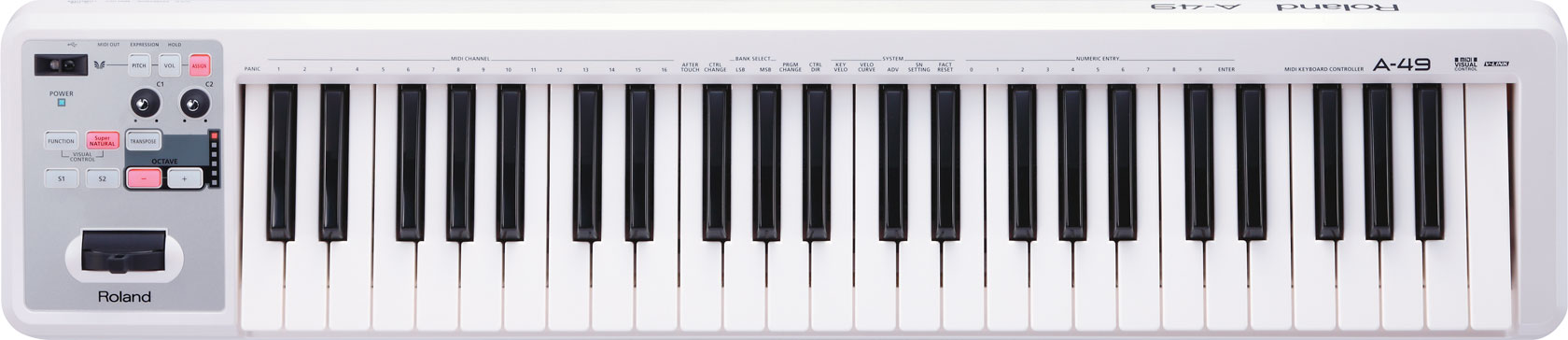 Roland A-49 MIDI Controller Keyboard