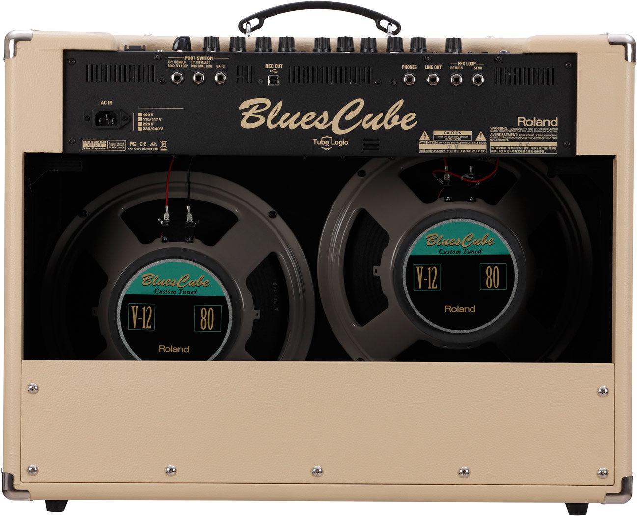 Roland Blues Cube Artist 212 2×12″ 85-watt Combo Amp – Blonde