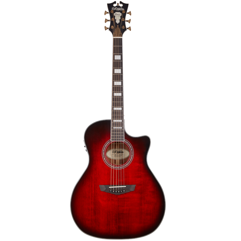 D'Angelico Premier Gramercy Trans Black Cherry Burst DAPG200TBCBAPS