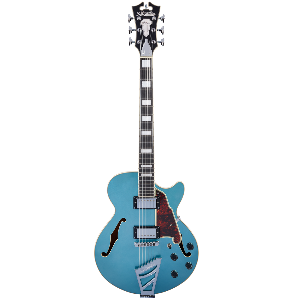 D'angelico Premier SS Stairstep Tailpiece Ocean Turquoise DAPSSOTCTCB