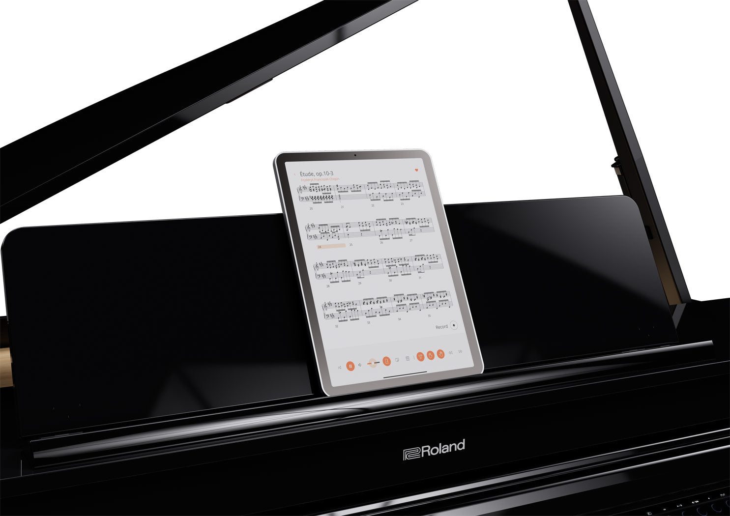 Roland GP-6 PE Digital Grand Piano - Polished Ebony