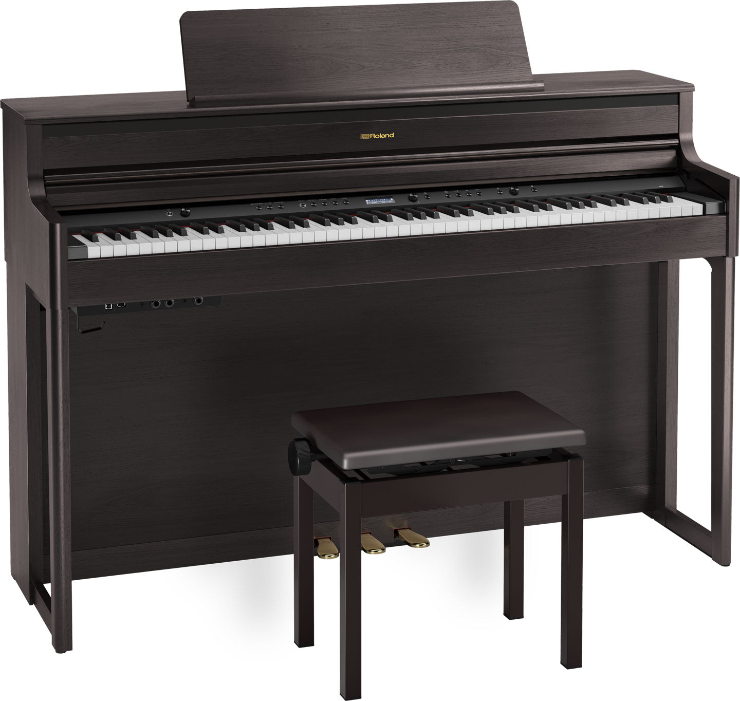Roland HP704 Digital Piano with Stand KSH 704 Dark Rosewood