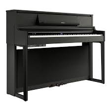 Roland LX5 Digita Upright Piano With Stand KSL-5 Charcoal Black