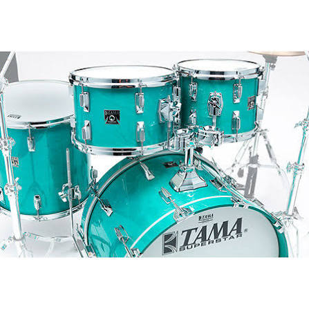 Tama Superstar Reissue 22" 4 Piece Drum Shell Set SU42RS Aqua Marine