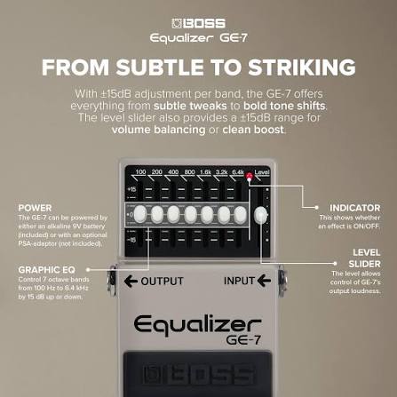 Boss GE-7 Equalizer Pedal