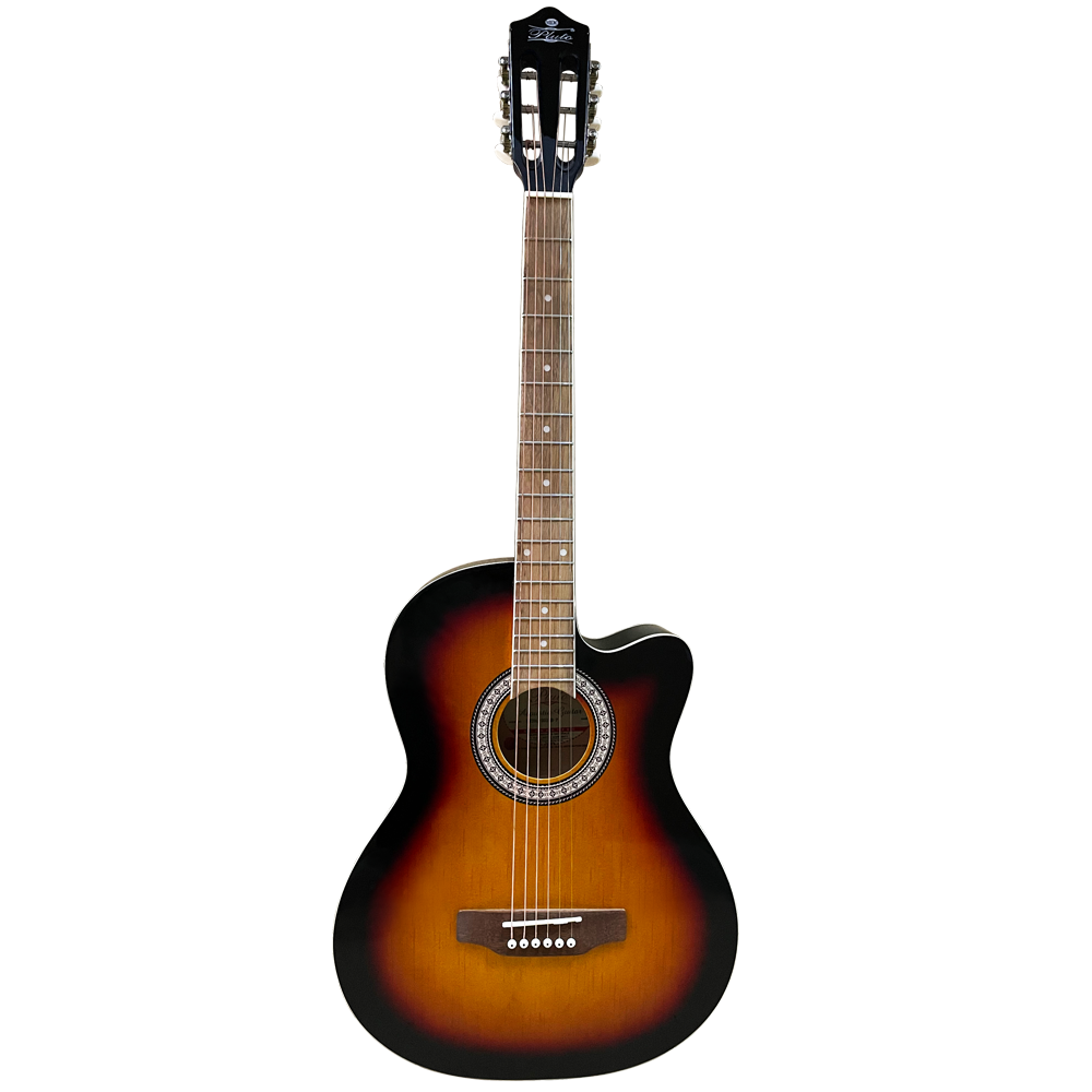 Pluto Semi Acoustic Guitar 201 series Medium W/ Cutaway Pickup HW39C-201P