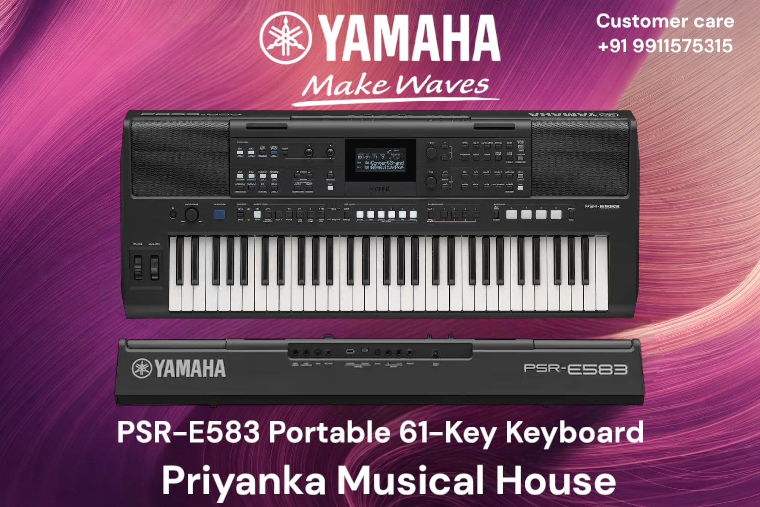 Yamaha PSR-E583 portable 61-key keyboard