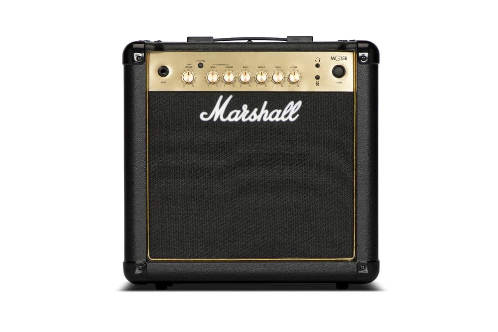 Marshall MG4 Gold Series MG15GR 15-Watt Guitar Combo Amplifier Latest Version with Reverb and 2 Channels