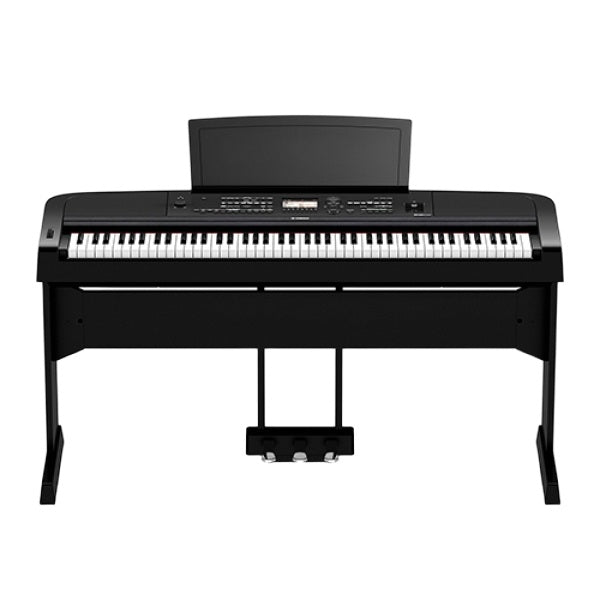 Yamaha DGX-670B 88-Keys Portable Digital Grand Piano With Stand L300, Pedal LP1B and Adaptor PA300C