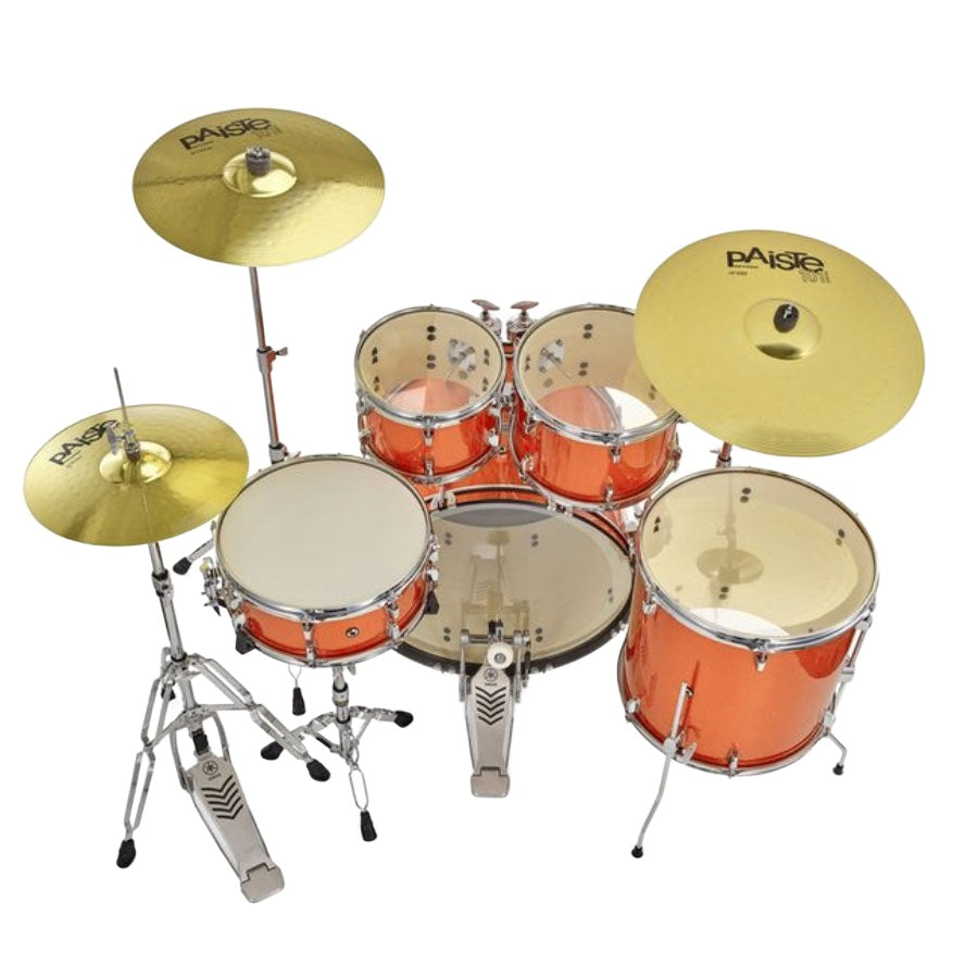Yamaha RYDEEN RDP2F5 Acoustic Drum Set With Hardware - Orange Glitter