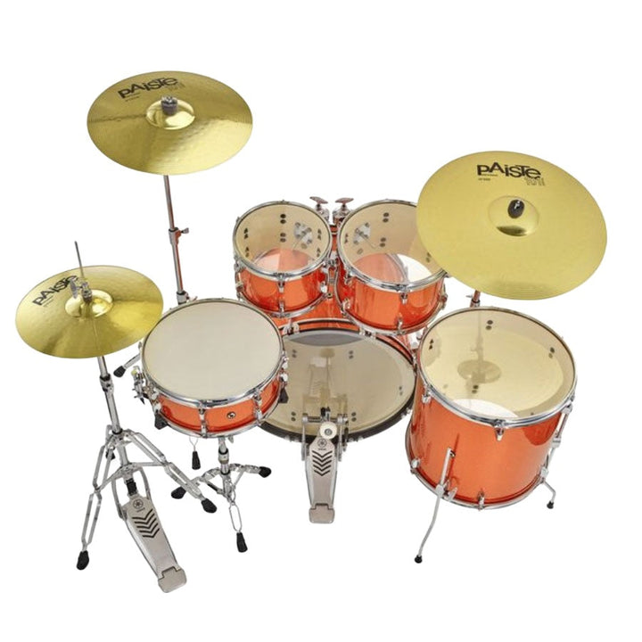 Yamaha RYDEEN RDP2F5 Acoustic Drum Set With Hardware - Orange Glitter