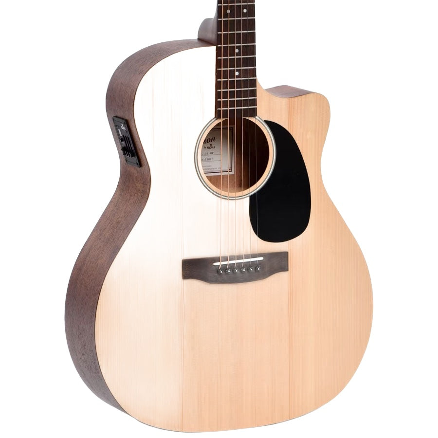 Yamaha FSX80C Concert Body Cutaway Acoustic-Electric Guitar - Tobacco Brown Sunburst