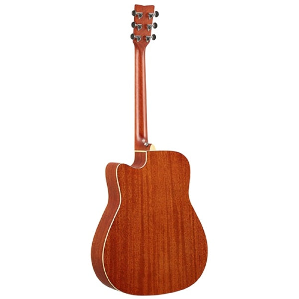 Yamaha FGC-TA TransAcoustic Cutaway Guitar - Vintage Tint