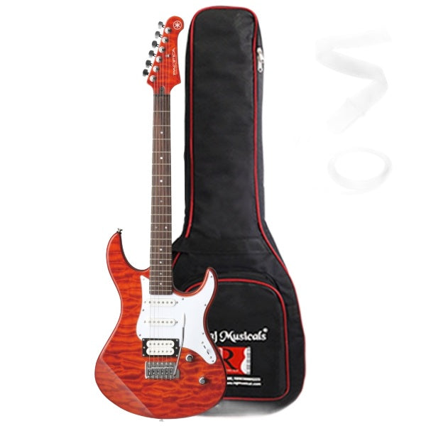Yamaha Pacifica PAC212VQM 6-String Electric Guitar With Gig Bag - Caramel Brown