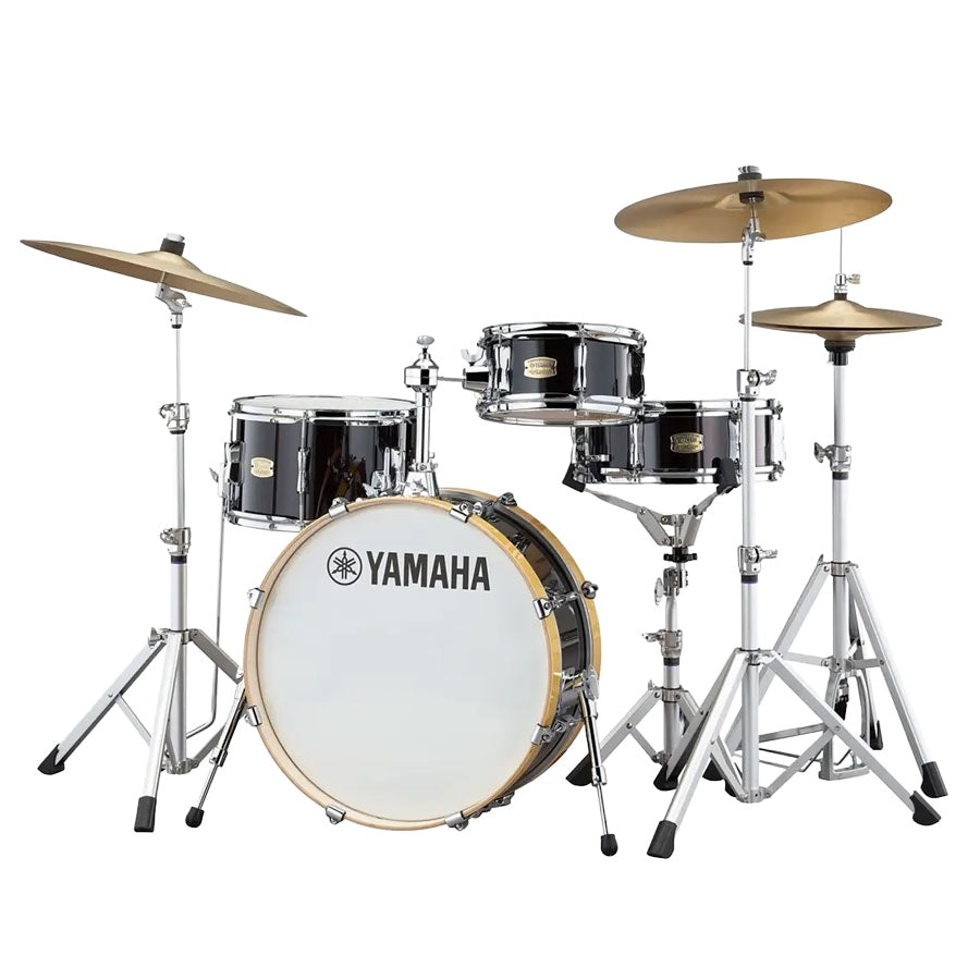 Yamaha SBP0F4H Stage Custom Hip Acoustic Drum Kit With Hardware - Raven Black