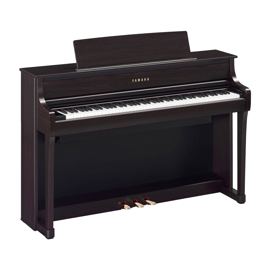 Yamaha CLP-875R Clavinova Digital Piano With Bench And Adaptor PA500- Dark Rosewood